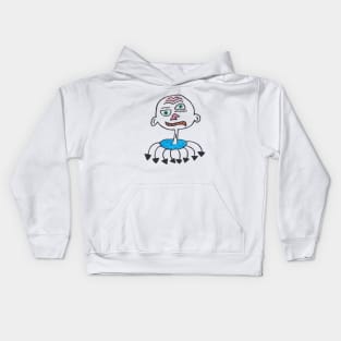 Otto The Autonomous Ominous Octopus (Colorized) Kids Hoodie